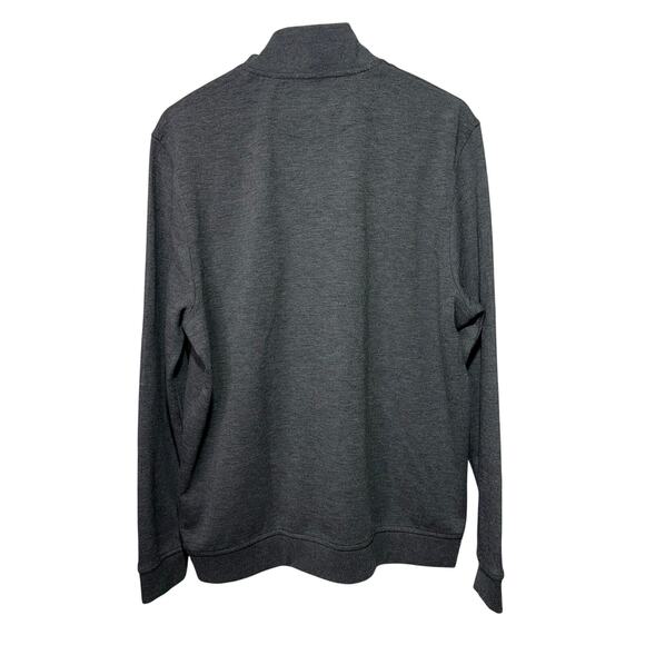 Ted Baker London Men’s Charcoal Gray Half-Zip Pullover Sweater Size 6 (2XL) - Picture 2 of 9